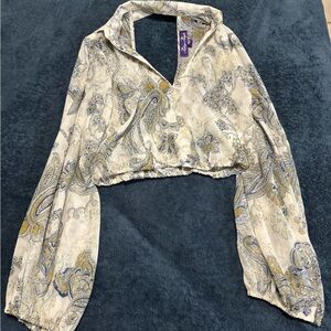 Paisley Print Women's Top